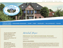 Tablet Screenshot of mittelhof-hoeper.de